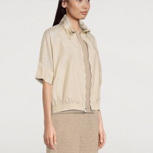 Theory Raglan Sleeve Anorak Tech Jacket in Flex Size Large